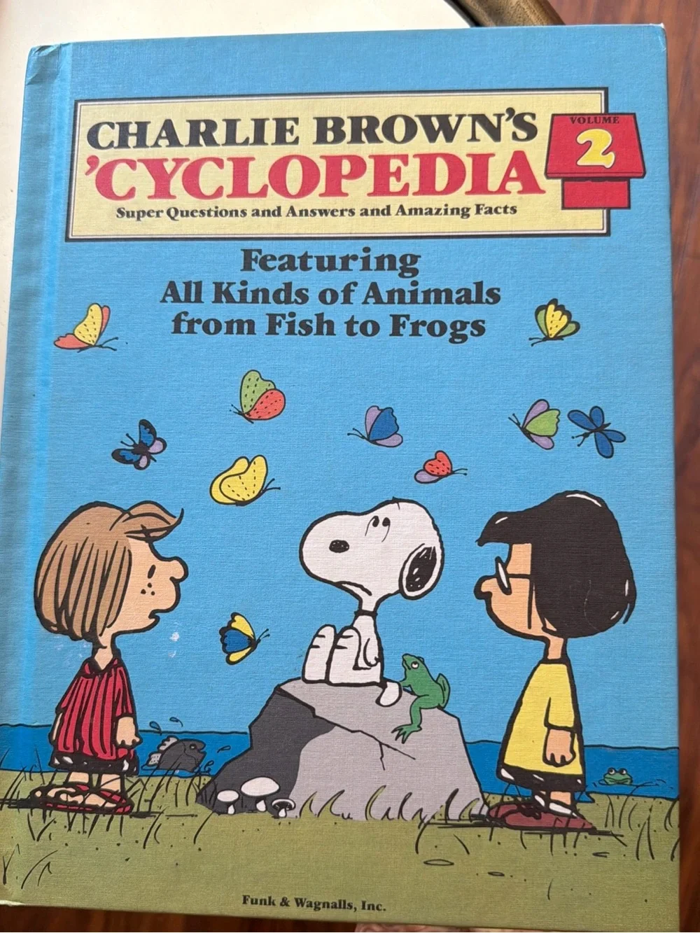 Rare 1980 Vintage Charlie Brown’s cyclopedia Vol 2 Animals Fish to Frogs